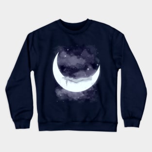 The Girl Who Loved The Moon Crewneck Sweatshirt